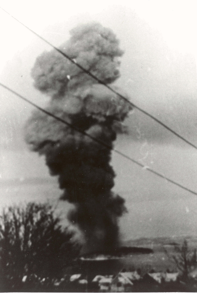 Motiv: Sabotasjeaksjon januar 1944 mot Torpedohodelageret på Østøya