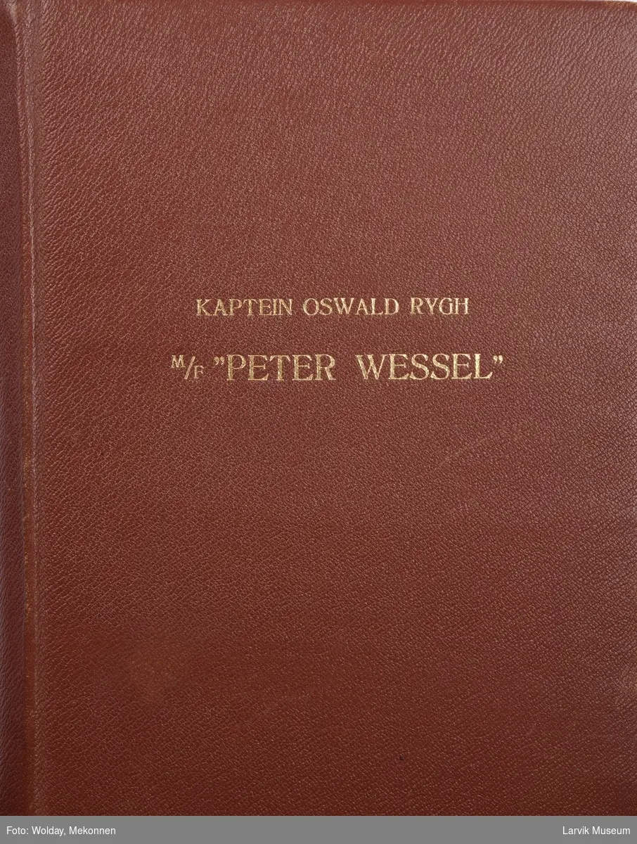 Skipperens gjestebok fra "Peter Wessel" 1948 - 61.