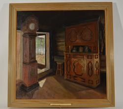 Interiør frå Andris Vang støgå V.F [Maleri]