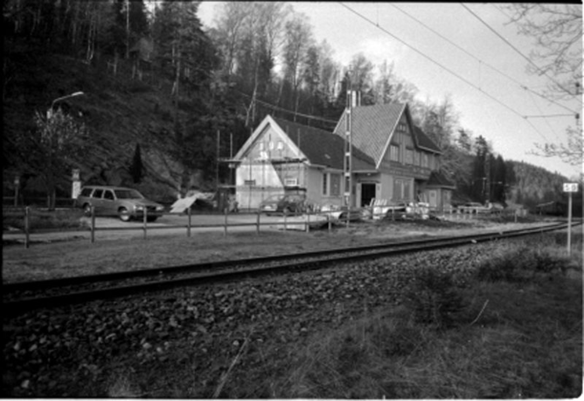 Järnvägsstationen  Hultafors