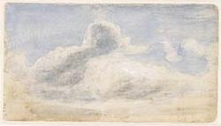 Skystudie [Akvarell på papir]