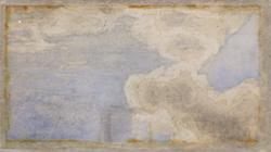 Skystudie [Akvarell på papir]