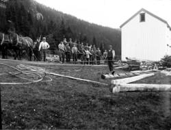Flytting av trønderlån med hester og mannskap