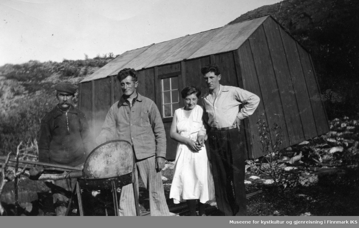 Arbeidere i Kongsfjorddalen i 1938
