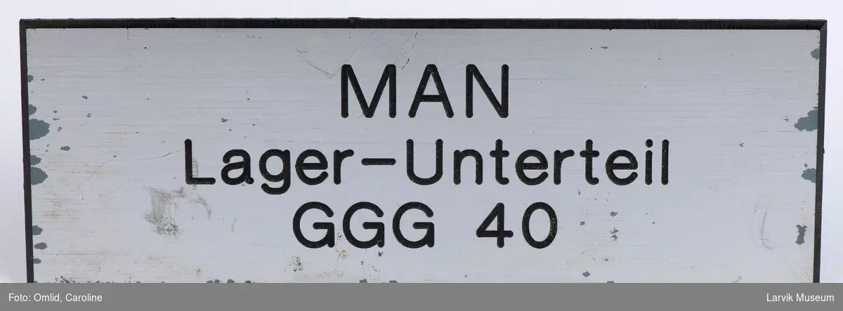 MAN
Lager-Unterteil
GGG 40
