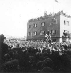 Frigjøringsdagene i Bodø etter krigen 1940 - 1945. Grand Hot