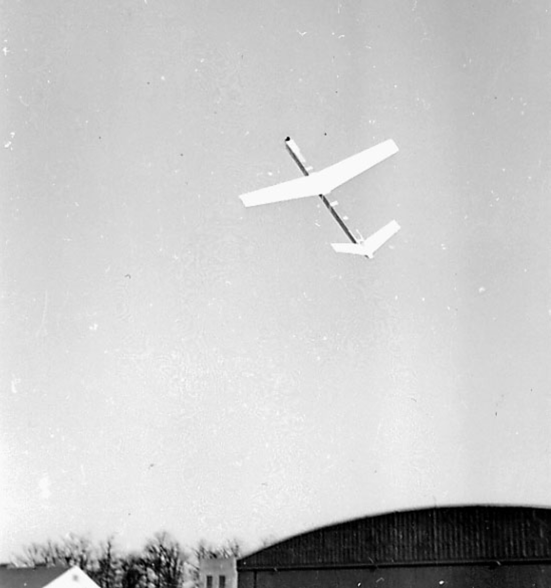 Luftfoto av modellfly.