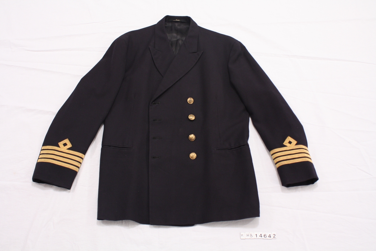 Uniformsjakke kaptein, 4 striper.