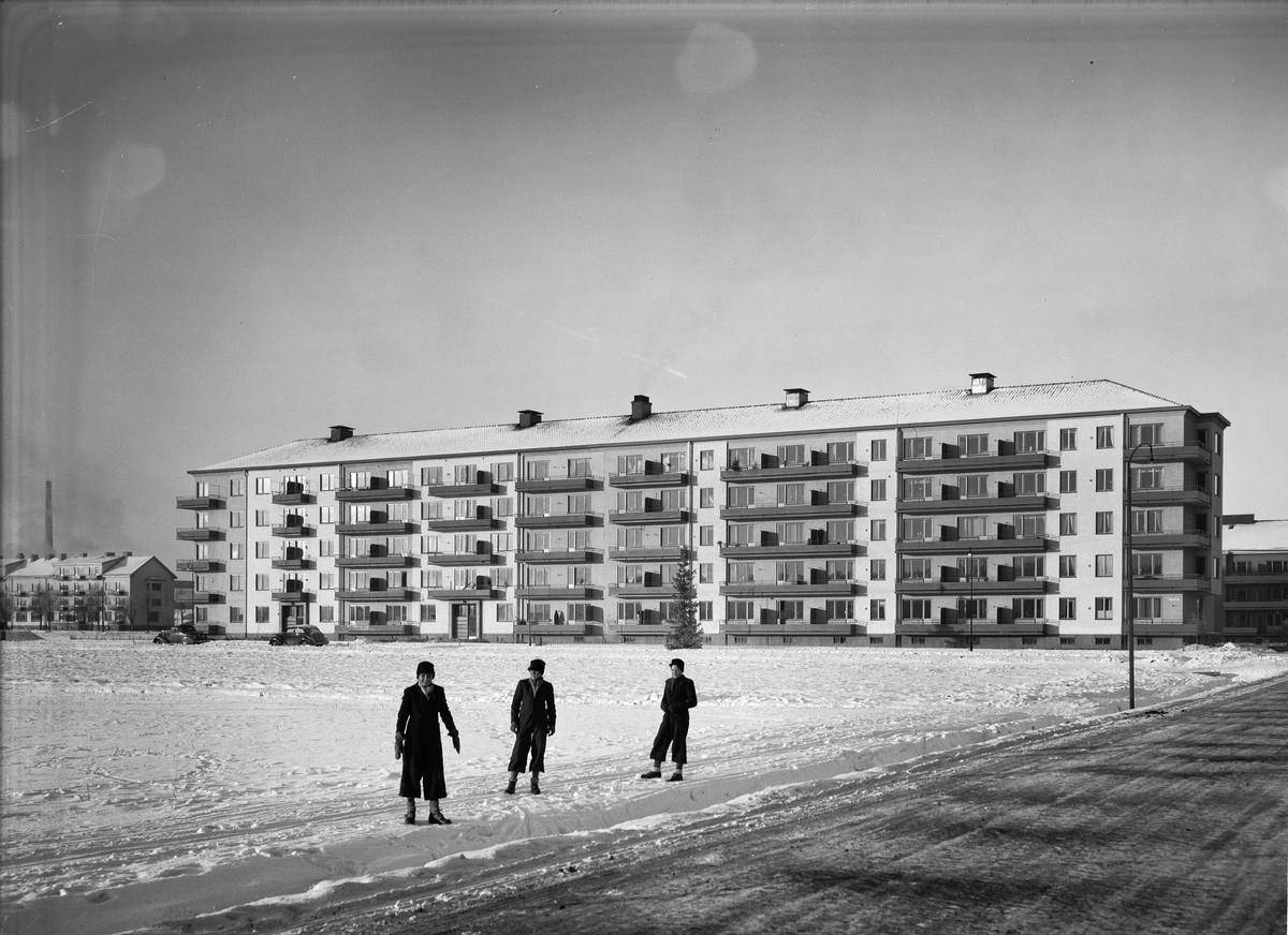 Flerbostadshus, Kyrkogårdsgatan - Luthagsesplanaden, Uppsala 1939