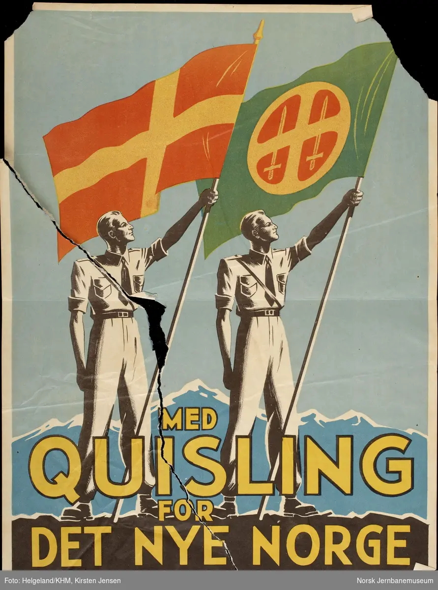 Tekst: Med Quisling for det nye Norge
