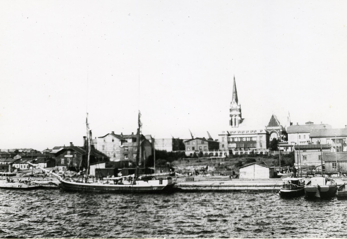 Luleå hamn på 1890-talet.
