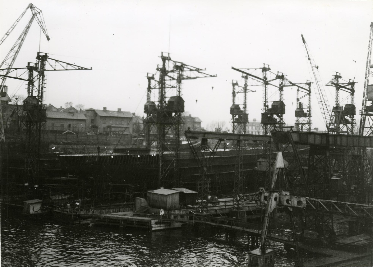 Från Hälsingborgs hamn, sommaren 1949.
