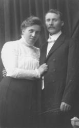 Portrett av et ektepar, Andreas Olai og Lovise Alfine Karakk