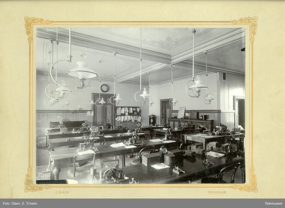 Trondhjems telegrafstasjon 1899