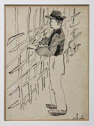 Gutt som binder hersjer [Tusjtegning]