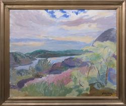 Lys sommerdag. Kjelsøy [Oljemaleri]