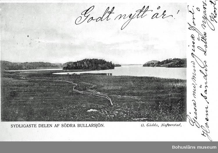 Text på kortet:" Sydligaste delen af södra Bullarsjön".