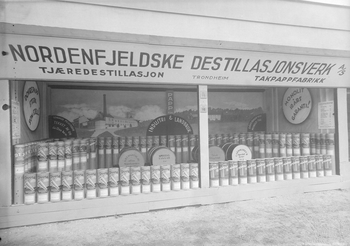 Jubileumsutstillingen i Levanger 1936 - Nordenfjeldske Destillasjonsverk A/S