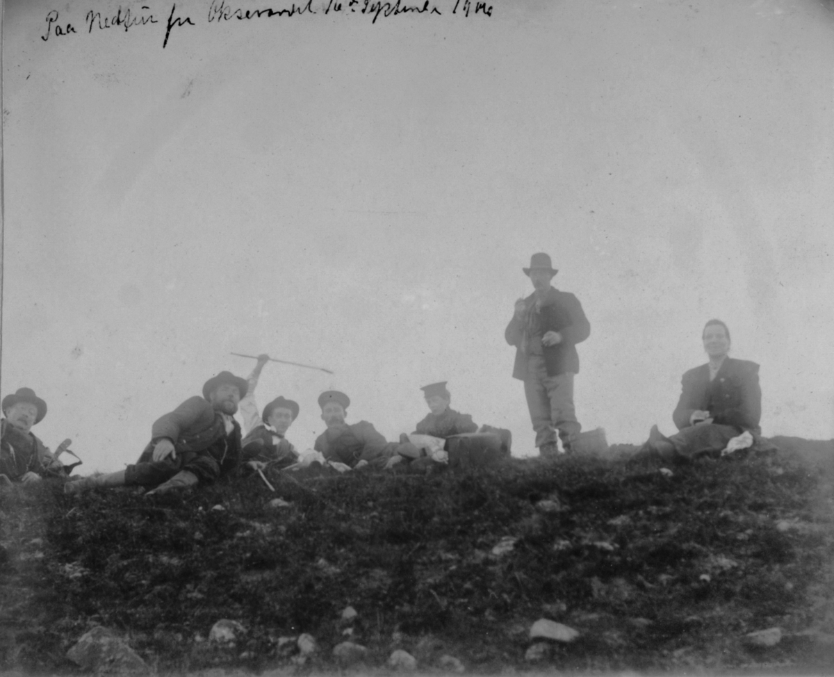 På nedtur fra Oksenvannet 16. september 1906