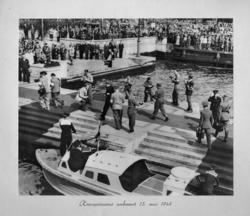 Fotoarkivet etter Gunnar Knudsen. "Kronprinsens ankomst 13. 