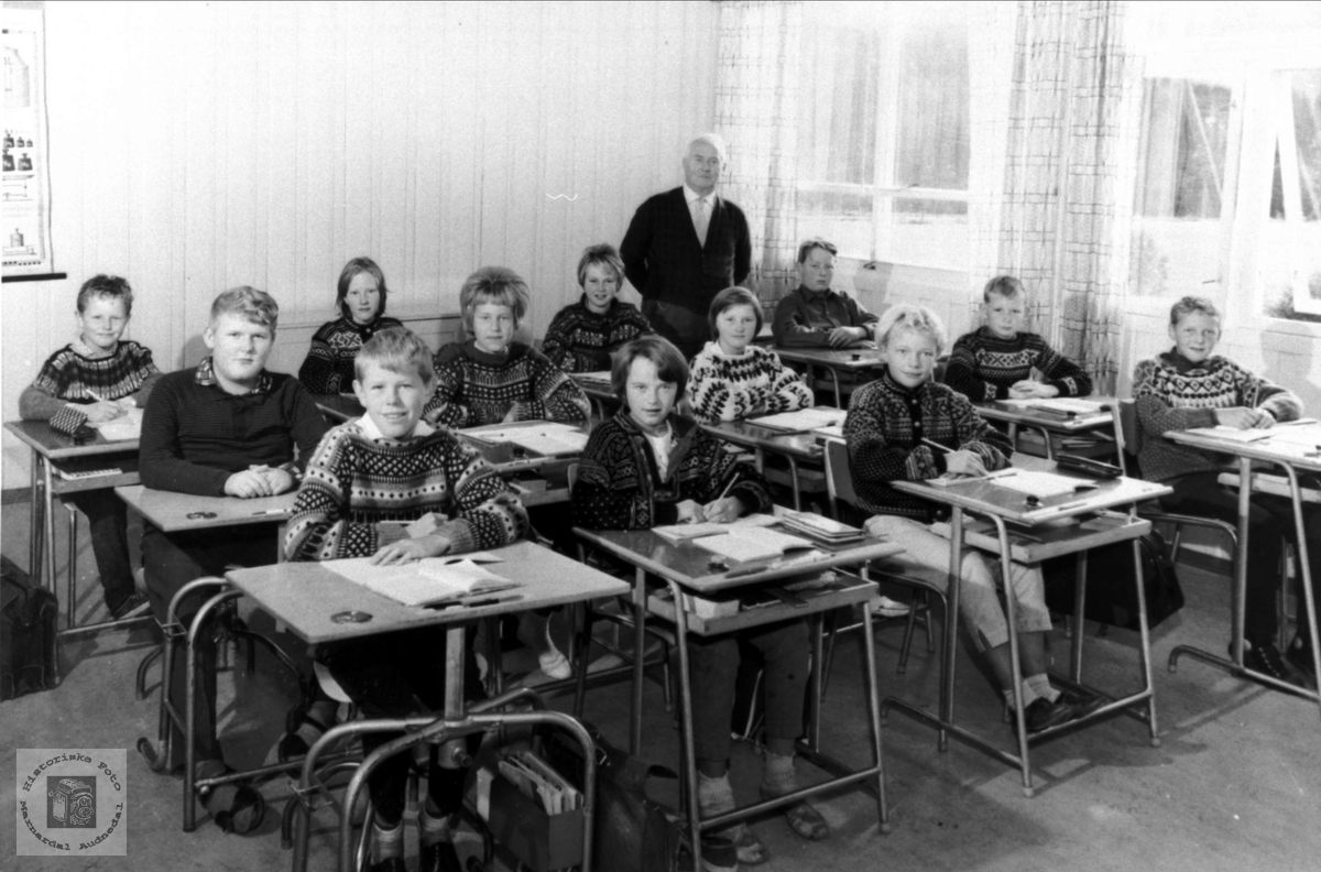 Skoleklasse Bjelland skule