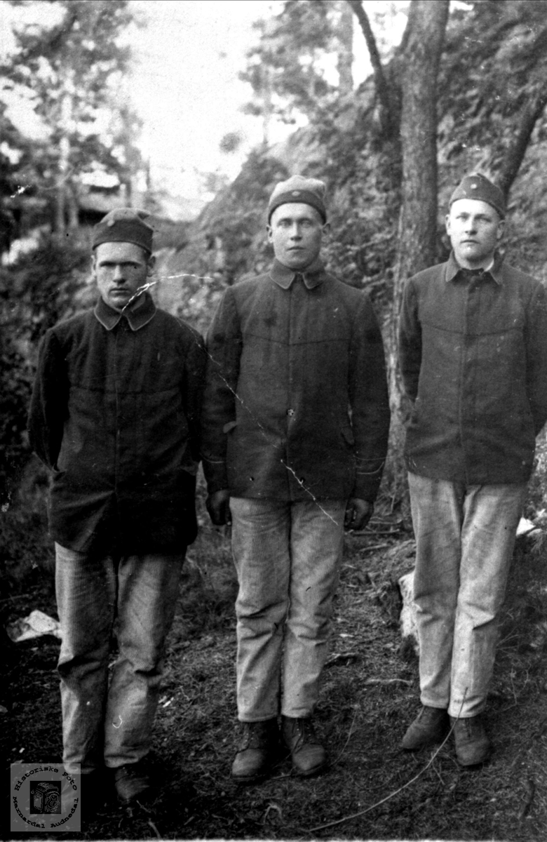 Personer fra Bjelland i millitæreteneste i 1916