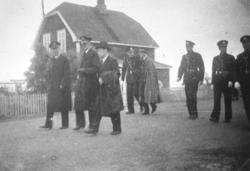 Kong Haakon VII besøker Vadsø den 12.07.1946. Her er kongen 