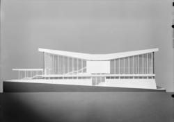 Idrettens Hus i Narvik. Ark. Hovig utkast I og II modeller