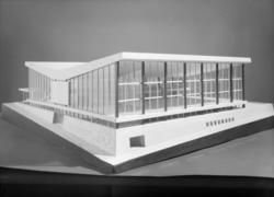 Idrettens Hus i Narvik. Ark. Hovig utkast I og II modeller