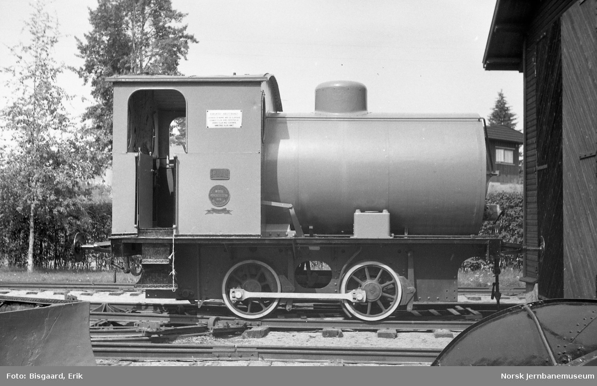 Dampakkumulatorlokomotivet PAAL på Jernbanemuseet