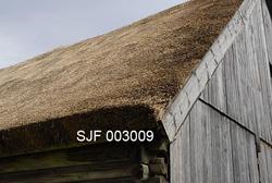 Detalj av hamtaket på Tyndelsrudlåven ved Tyndelsrudtunet i 