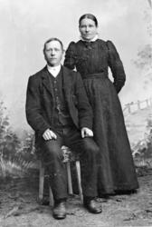 Portrettbilde, mann og kvinne.