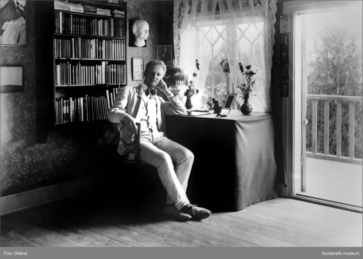 Ture Nerman, författare, journalist och politiker. Han arbetade först