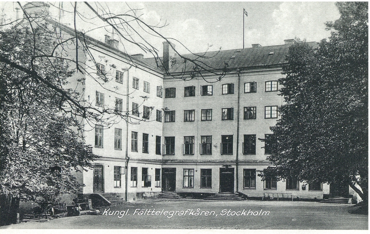 Kanslibyggnad och matsal Mariebeg 1920