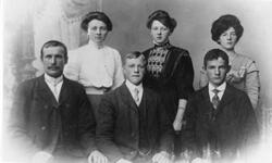 Enkelte medlemmer av familien Blokhus fra Nyksund og familie