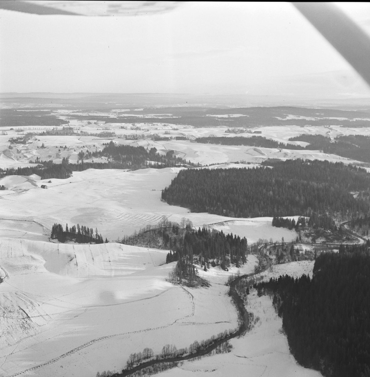 Flyfoto over Sørum, Gjerdrum