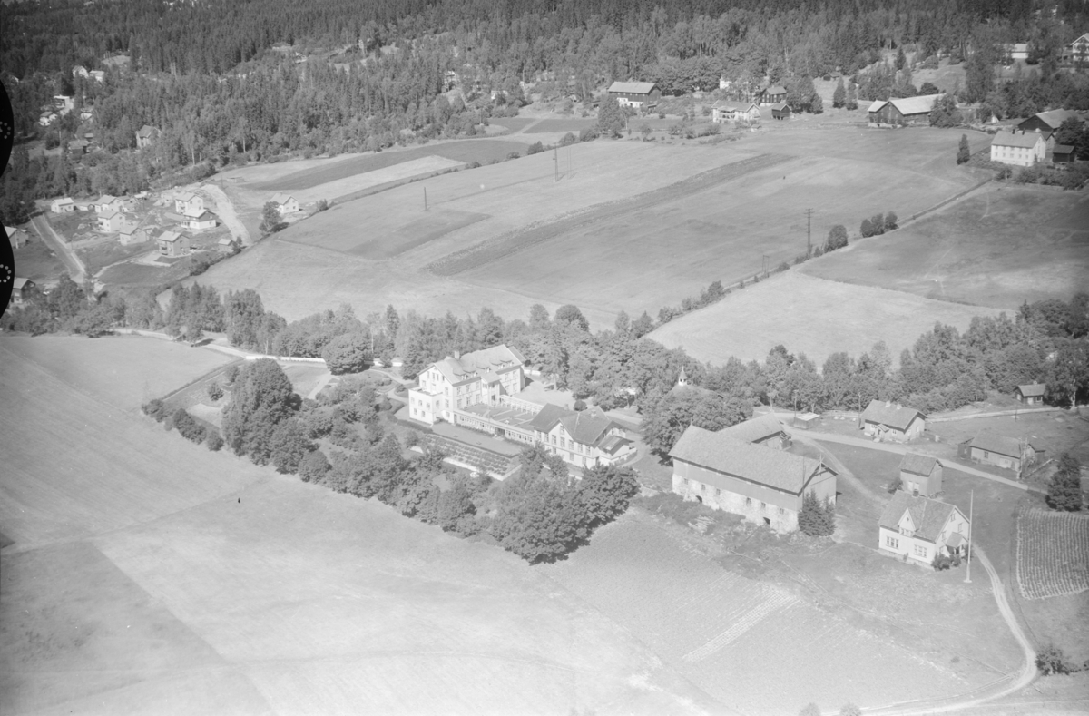 Lillehammer, S. Ål, Skogli sanatorium, flyfoto