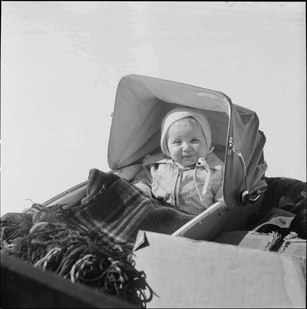Anne Stokker i barnevogn, Sørum i Gjerdrum
