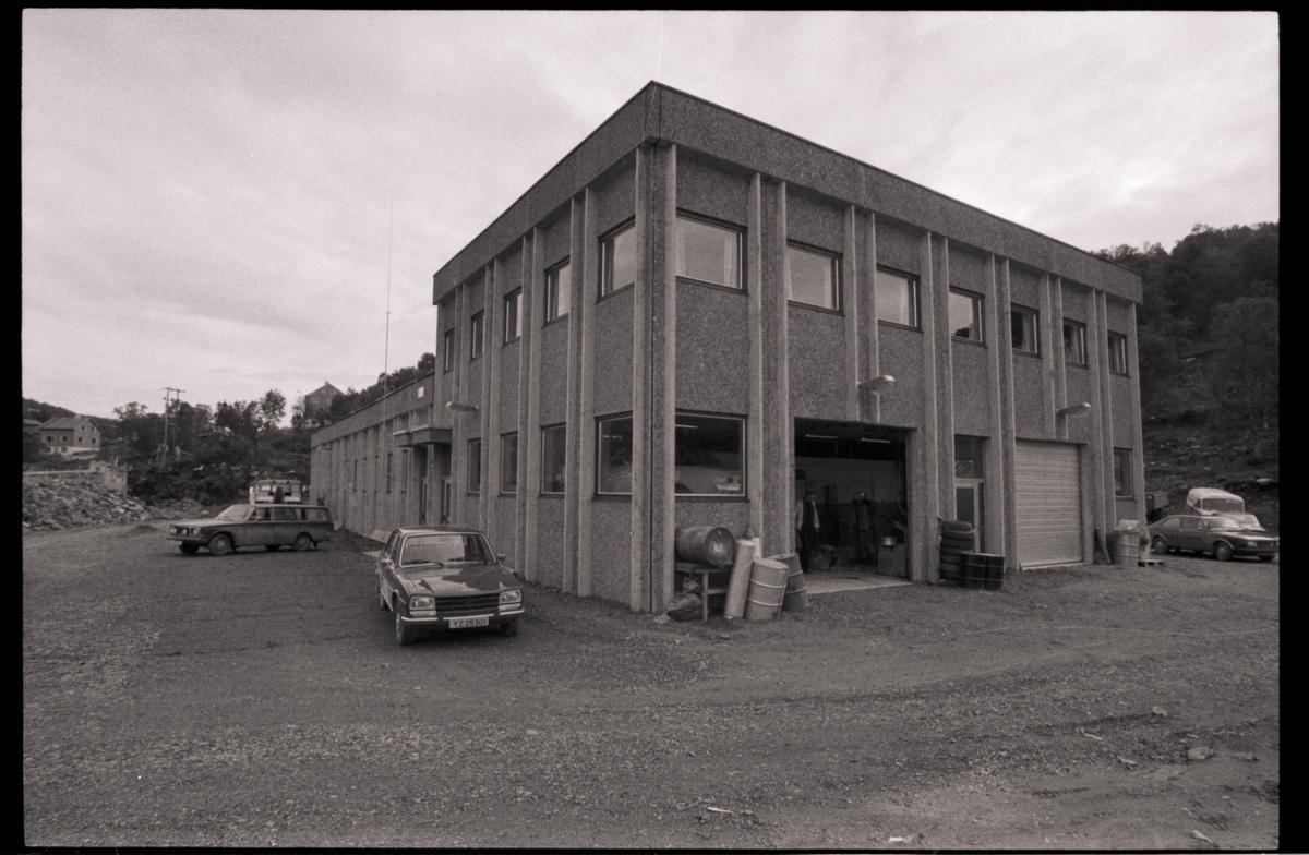 Hedly Mathisens verksted i Harstadbotn. - Sør-Troms Museum / DigitaltMuseum