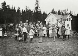 Leikarring på "Viubråten", i 1920-åra. Jern og Metalls Osloa