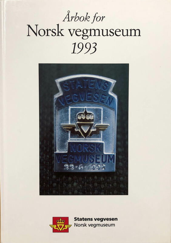 Forside til boken Årbok for Norsk vegmuseum 1993