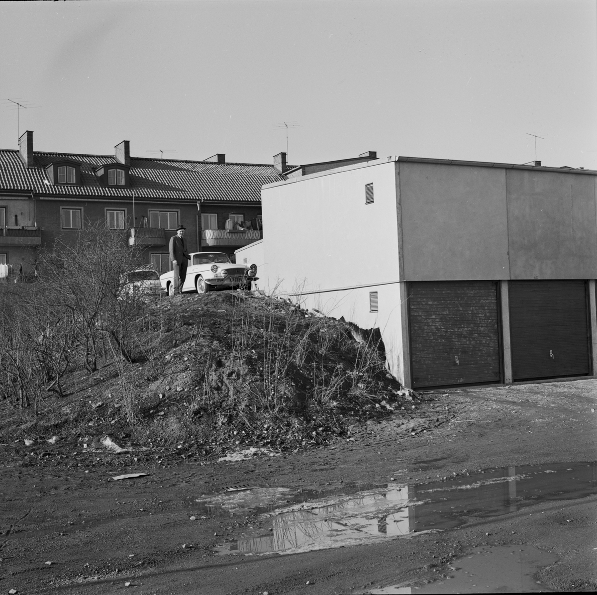 "Garagekvarter i Sala backe", Uppsala 1964