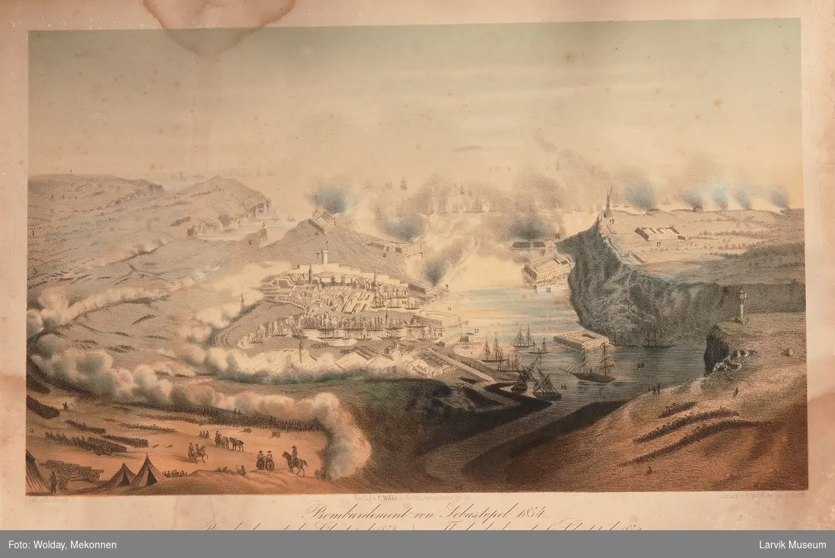 Bombardement av Sebastopel i 1854