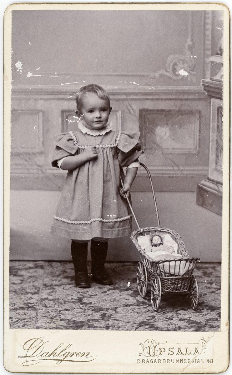 Kabinettsfotografi - Alfred Dahlgrens son, Uppsala 1897