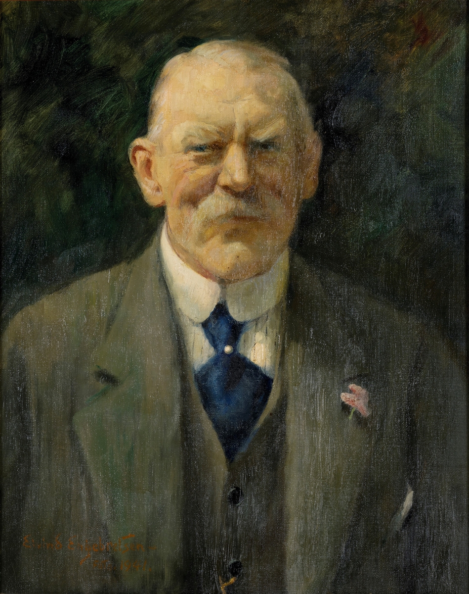 Portrett av Jac. O. Lyngaas [Maleri]