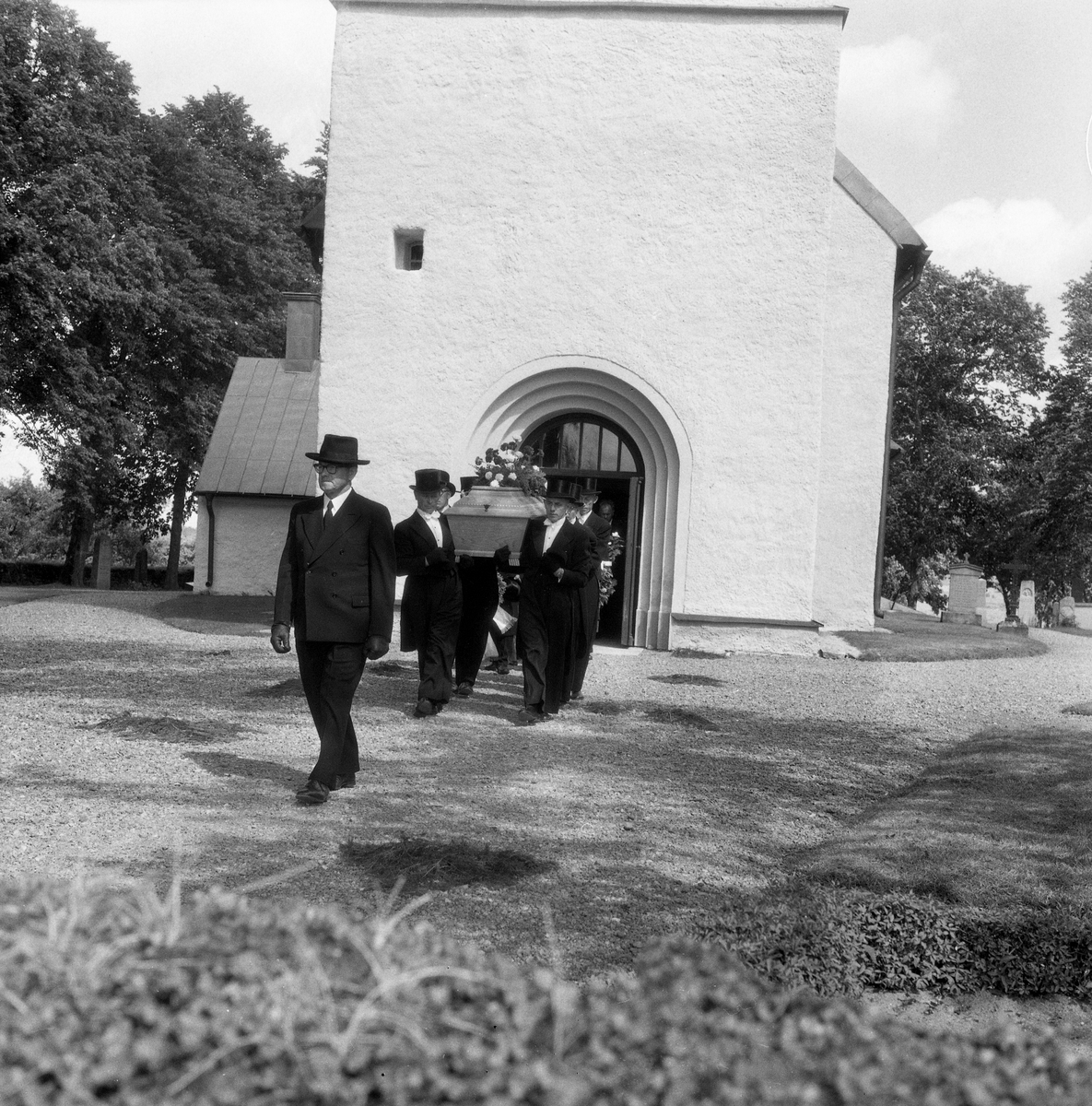 Rut Linds jordfästning. 
11 juli 1959.