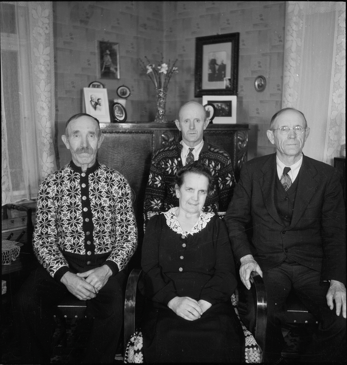 Magnus Hadland med familie.