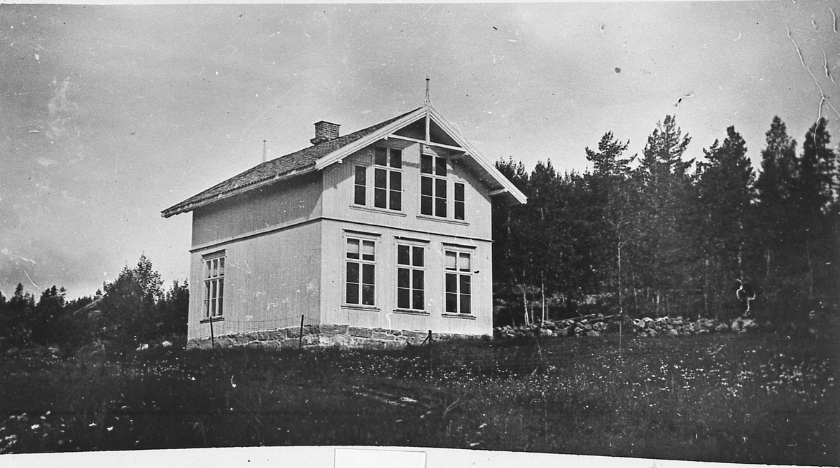 Rud skole på Grenskogen, omkring 1925.