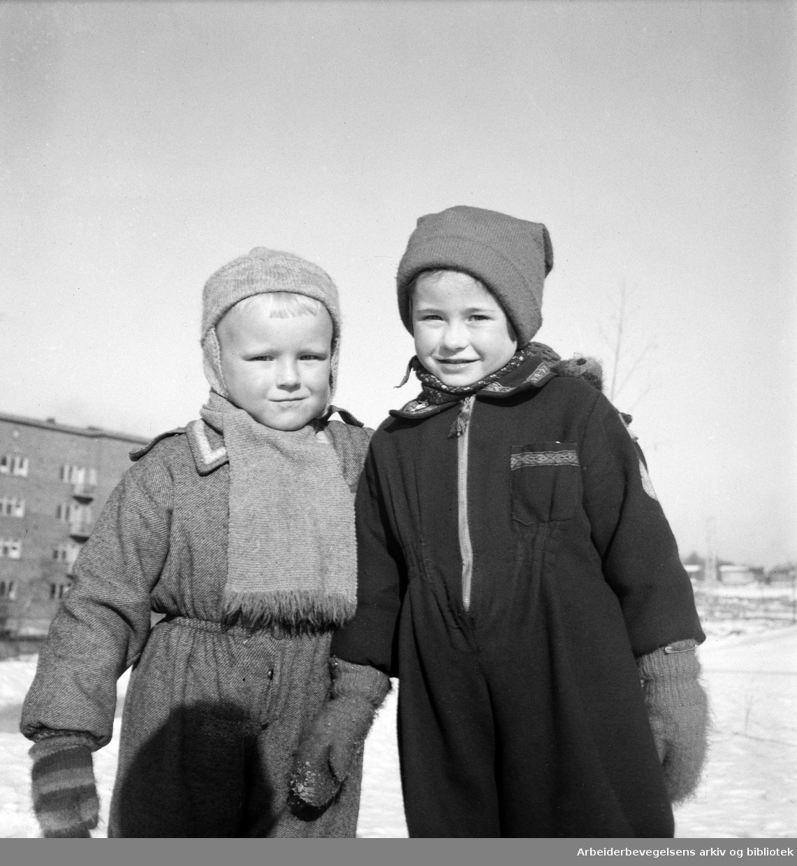 Framfylkingen. Oslo Framkrets' skiskole i Torshovdalen 13 til 17 januar 1950.