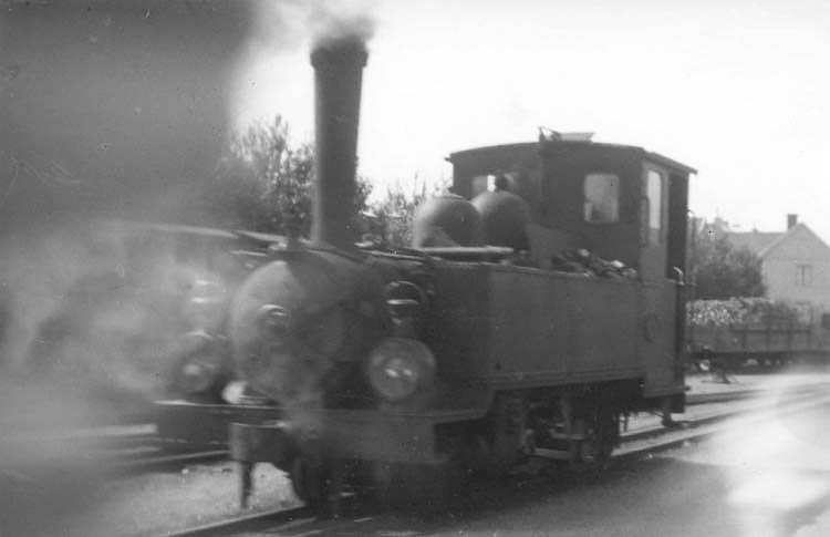 Jönköping - Gripenbergs järnväg (1893-1935). Sista tåget på Jönköpings Östra station.